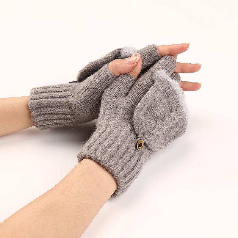 Warm Solid-Color Gloves