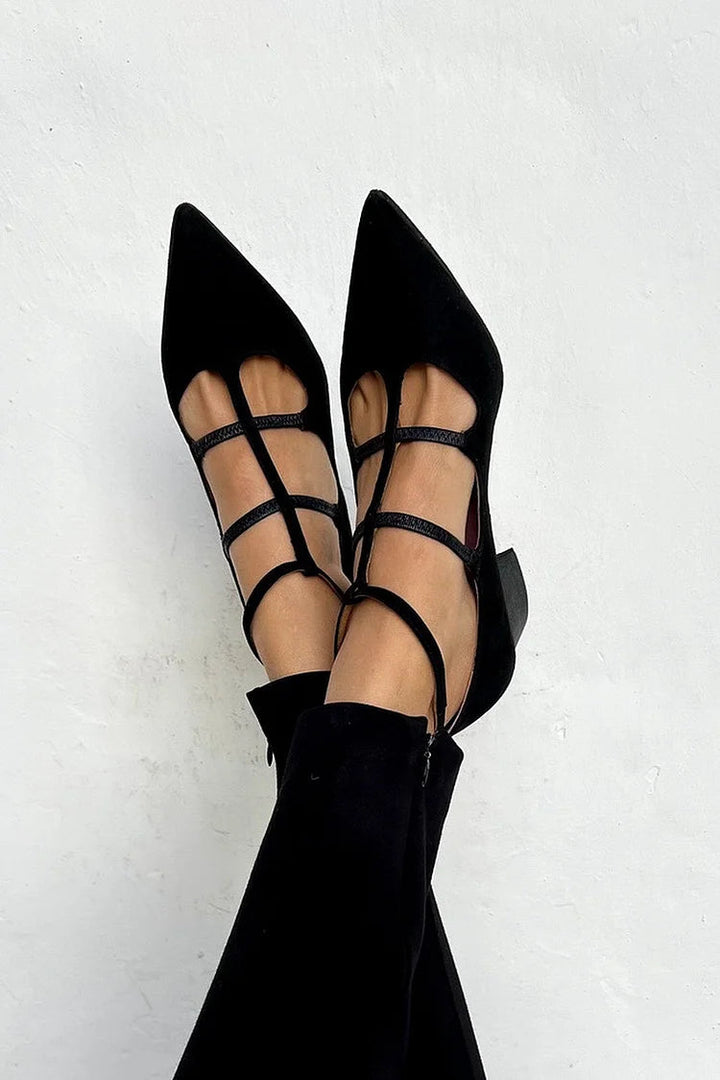 Ariana™ | Strappy Pointed Flats
