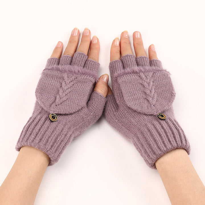 Warm Solid-Color Gloves