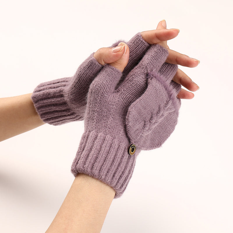 Warm Solid-Color Gloves