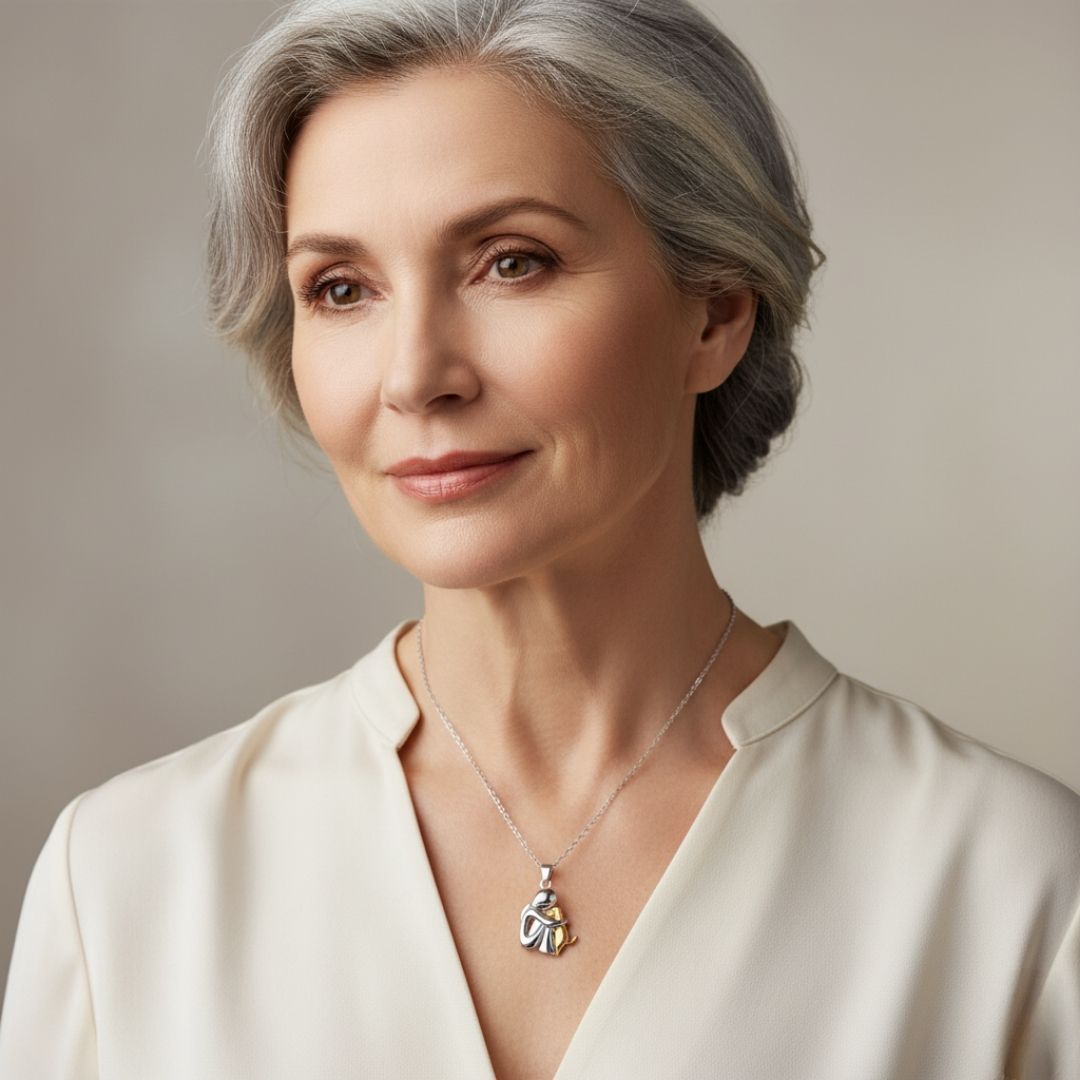 Elin™ | Human–Dog Bond Pendant Necklace