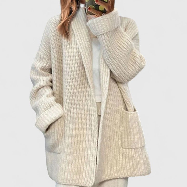 Jan Ribbed Knit Cardigan | Westrows