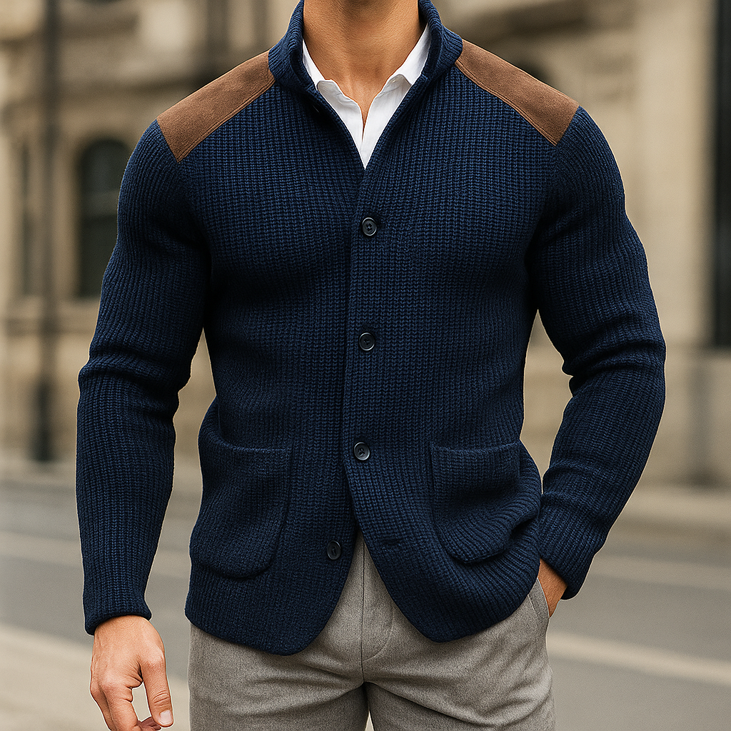 Rossi Roma™ Textured Knit Blazer for Men