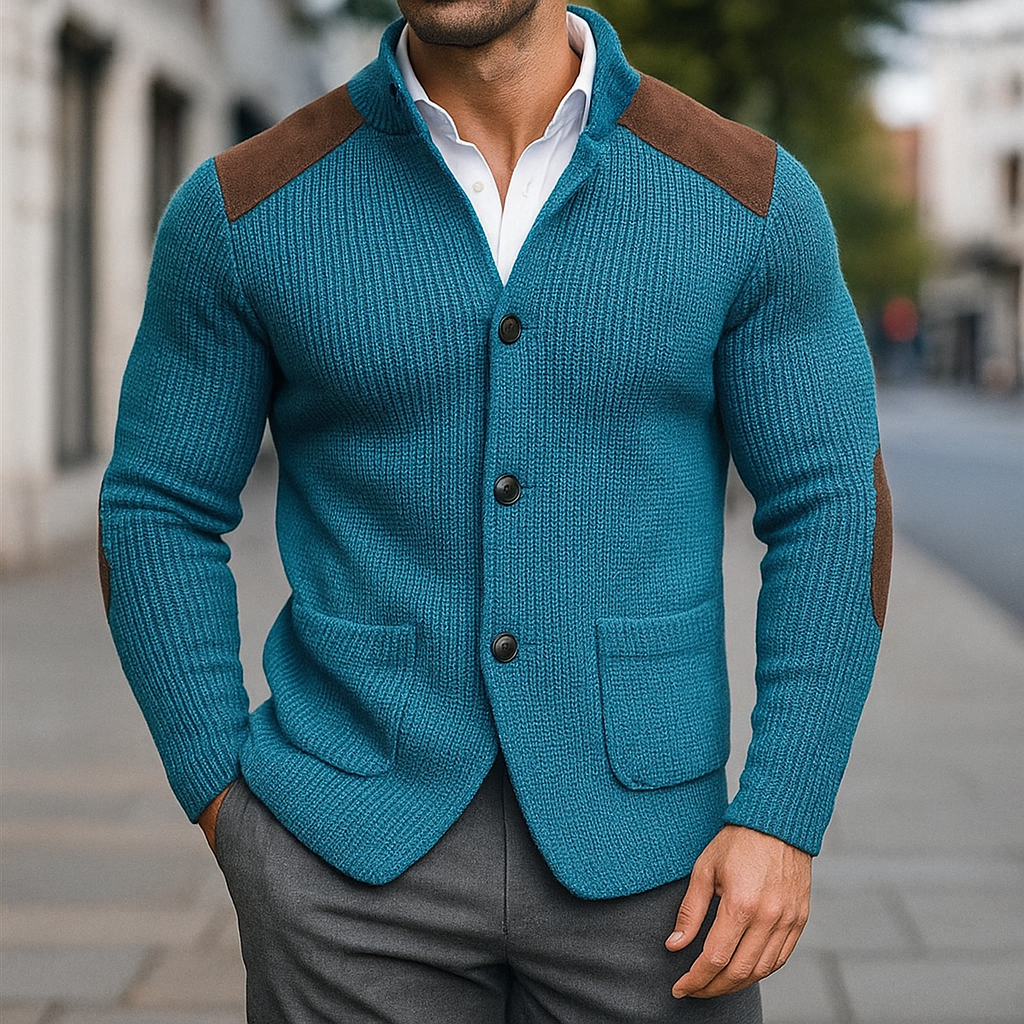 Rossi Roma™ Textured Knit Blazer for Men