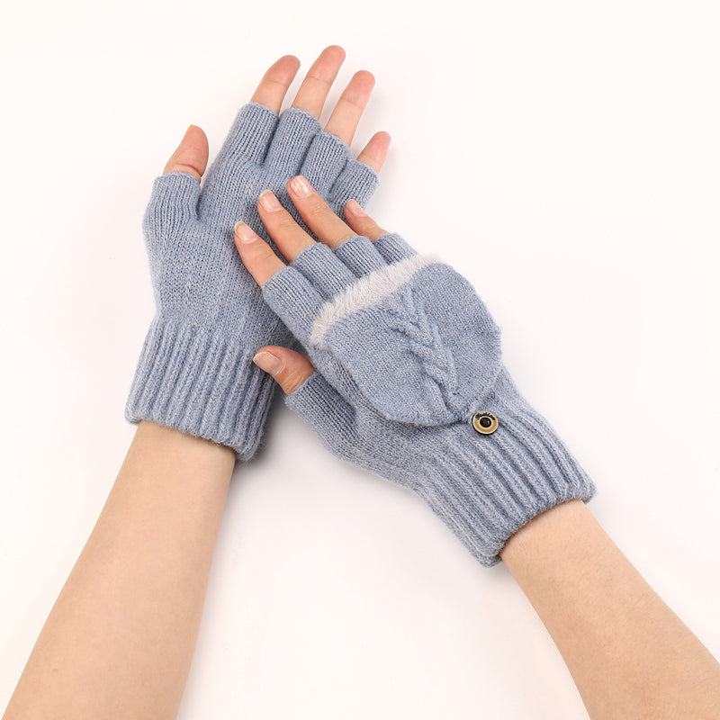 Warm Solid-Color Gloves