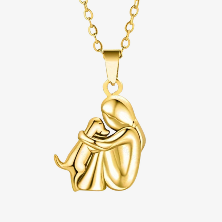Elin™ | Human–Dog Bond Pendant Necklace