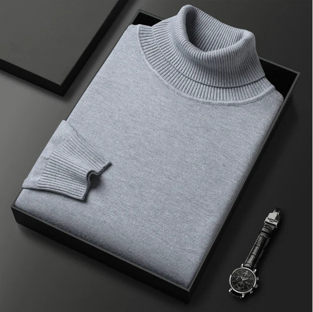 Elias | Premium Cashmere Turtleneck Sweater