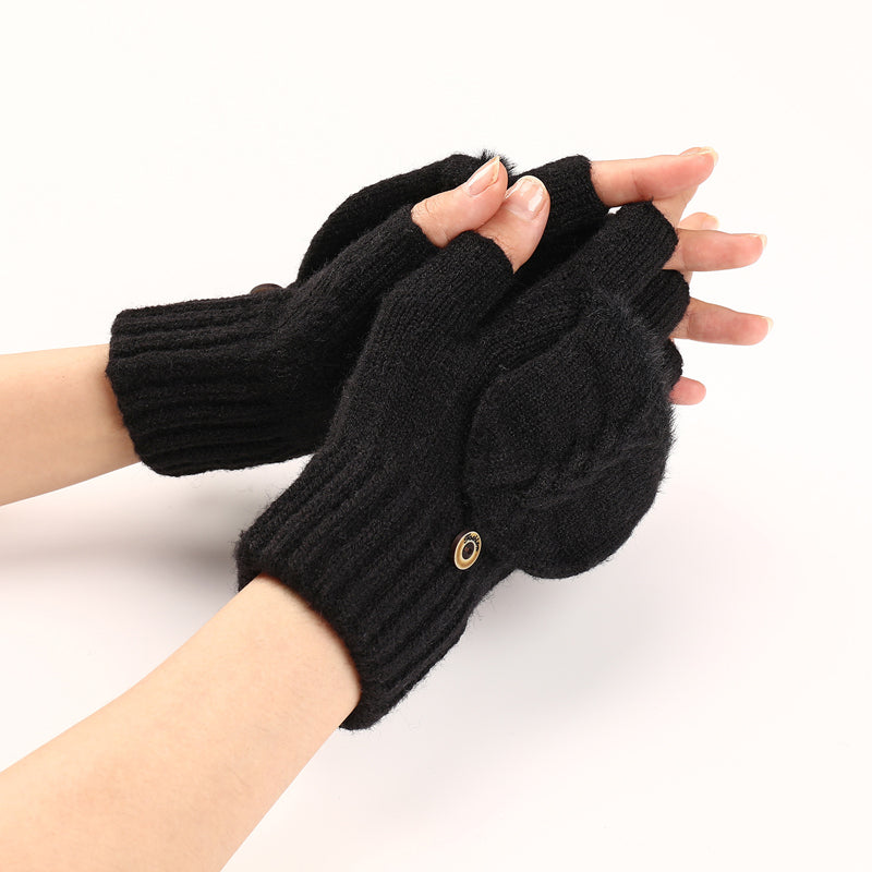 Warm Solid-Color Gloves
