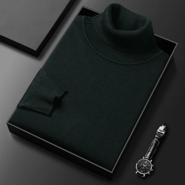 Elias | Premium Cashmere Turtleneck Sweater