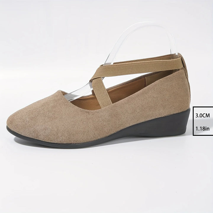 Delphine | Comfort Wedge Ballet Flats
