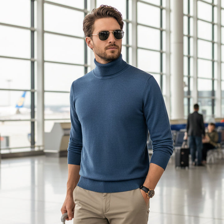 Elias | Premium Cashmere Turtleneck Sweater