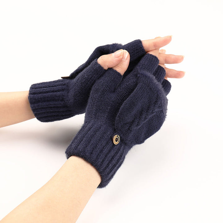 Warm Solid-Color Gloves