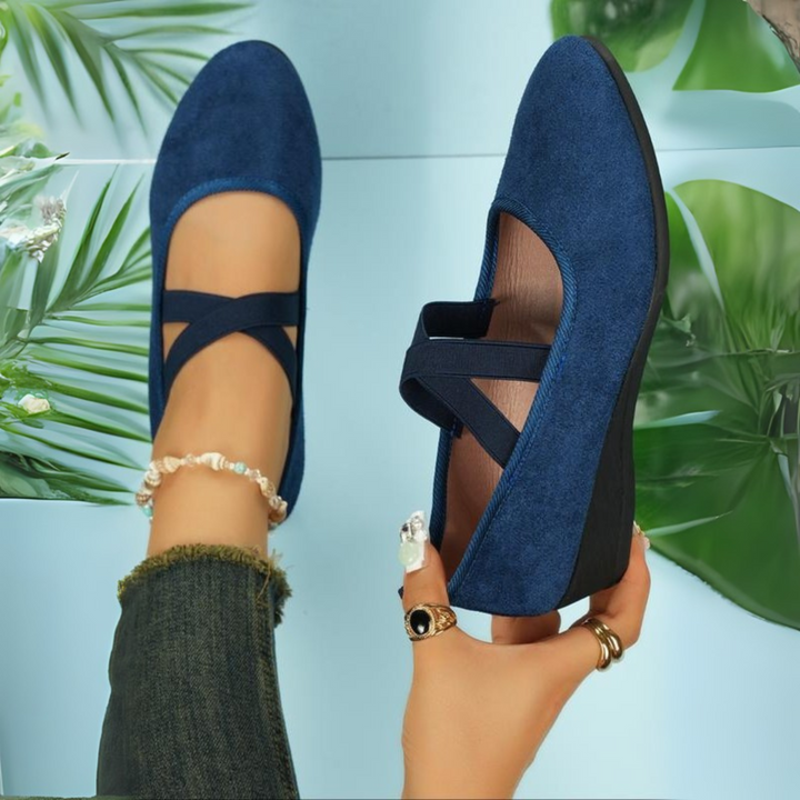 Delphine™ | Comfort Wedge Ballet Flats