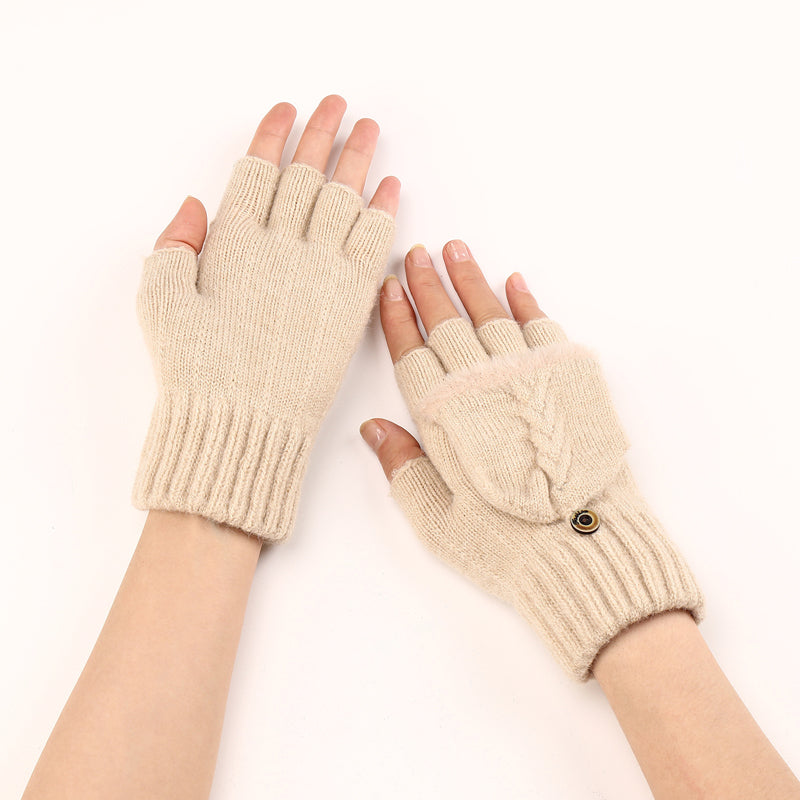 Warm Solid-Color Gloves