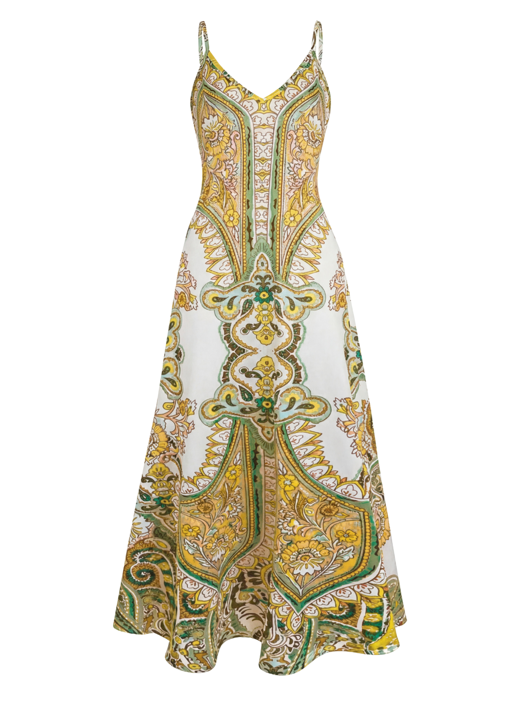 Skye™ – Boho Floral Print Sleeveless Dress