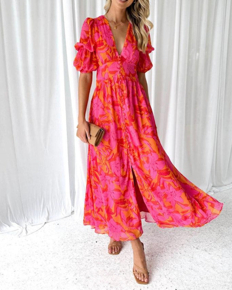 DELACROIX | Robe Maxi Éclat Solaire (ÉDITION LIMITÉE!)
