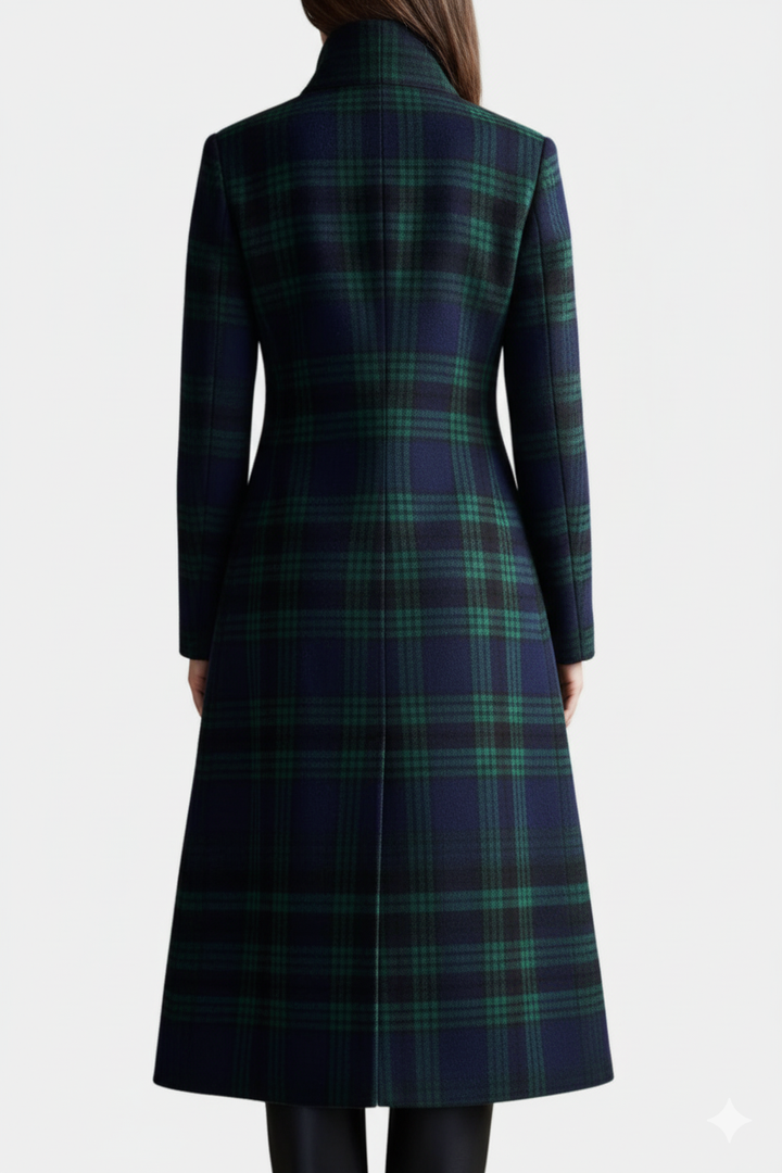 Audrey | Timeless Plaid Elegant Coat