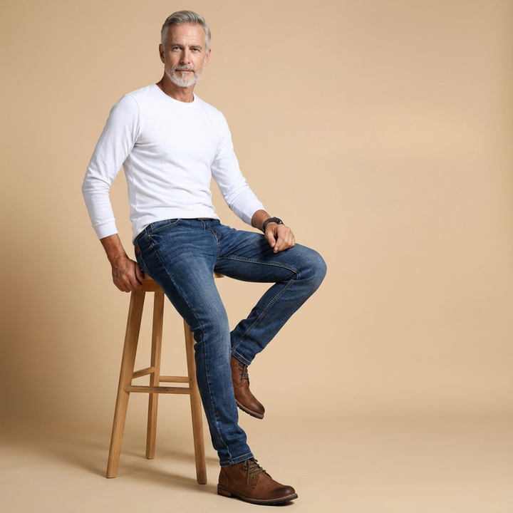 Lucas™ Premium Stretch Denim Jeans – Slim Fit Comfort
