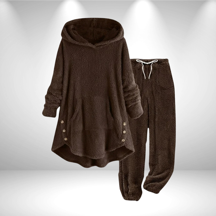 Cressy™ | The Ultra-Plush Tunic Lounge Set – Winter Warmth Edition