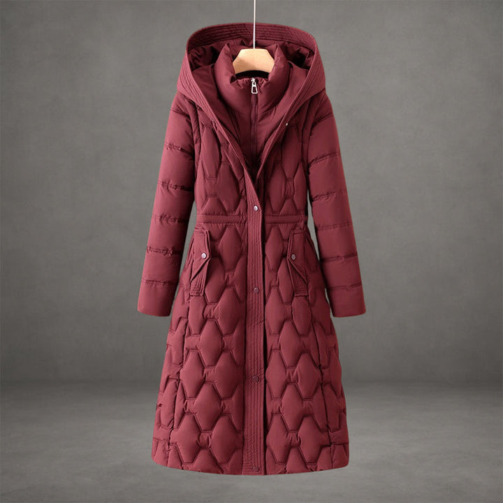 Helen™ | Longline Hooded Down Coat
