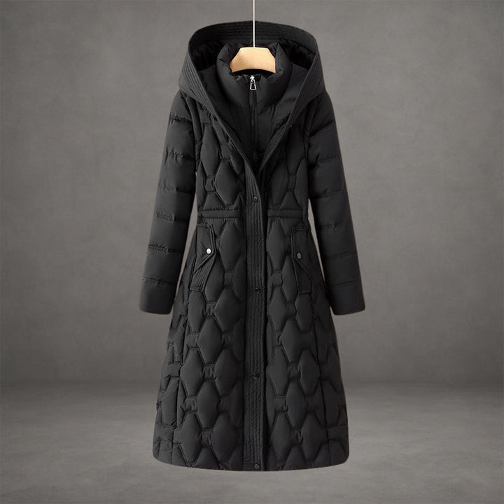 Helen™ | Longline Hooded Down Coat