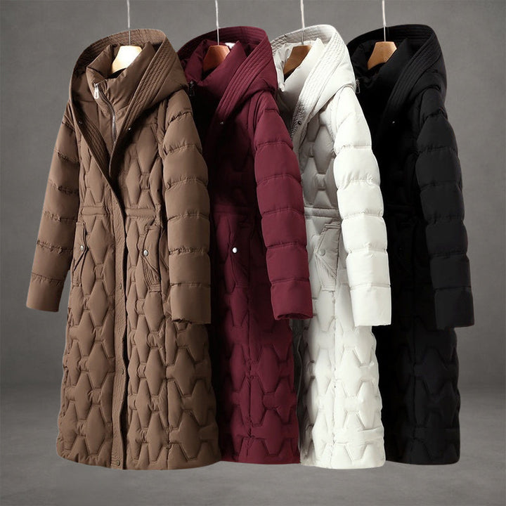 Helen™ | Longline Hooded Down Coat