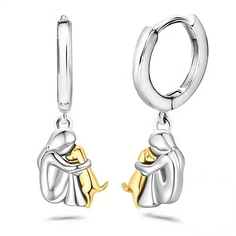 Harper™ – Dog Icon Hoop Earrings