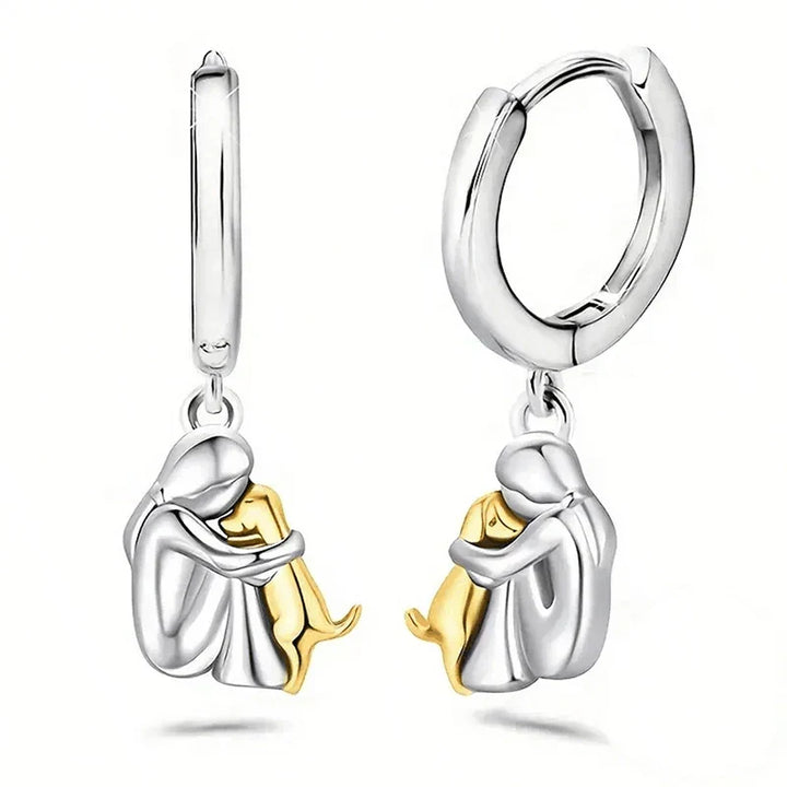 Harper™ – Dog Icon Hoop Earrings