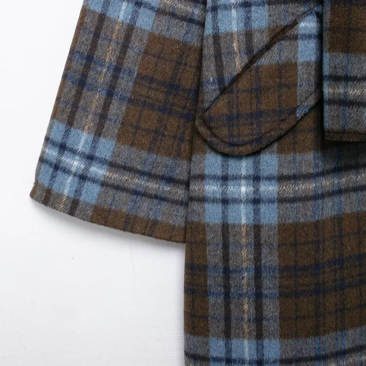 Eleanor™ | Timeless Plaid Wool Coat