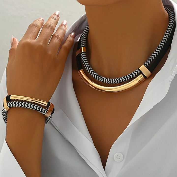 Clara™ | Stainless Steel Link Jewelry Set
