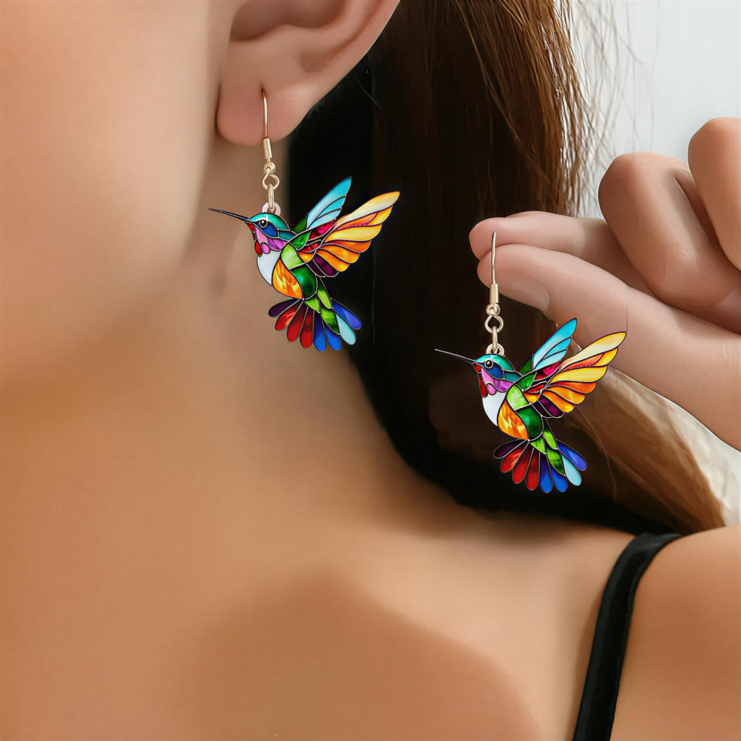 Colibri™ Lucky Hummingbird Earrings + FREE Matching Necklace (Limited Edition)
