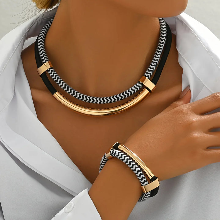 Clara™ | Stainless Steel Link Jewelry Set