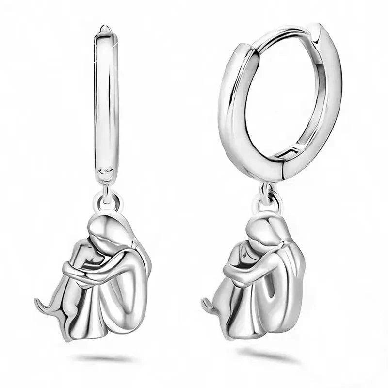 Harper™ – Dog Icon Hoop Earrings