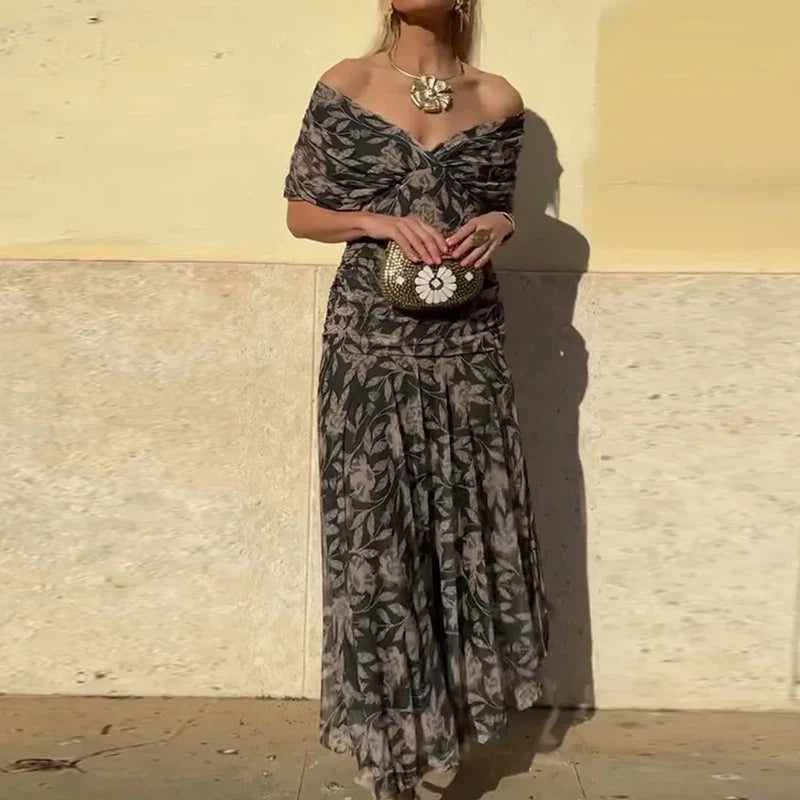 Hayden™ Floral V-Neck Maxi Dress