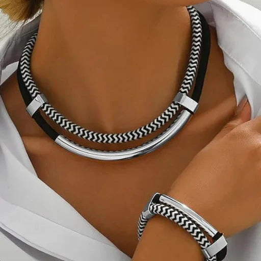 Clara™ | Stainless Steel Link Jewelry Set