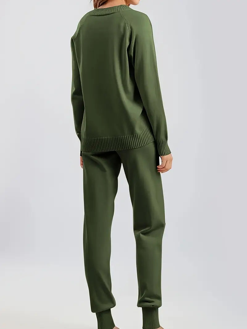 Relaxed Knit Lounge Set