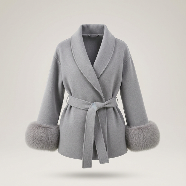 Blair™ | Elegant Wool Wrap Coat