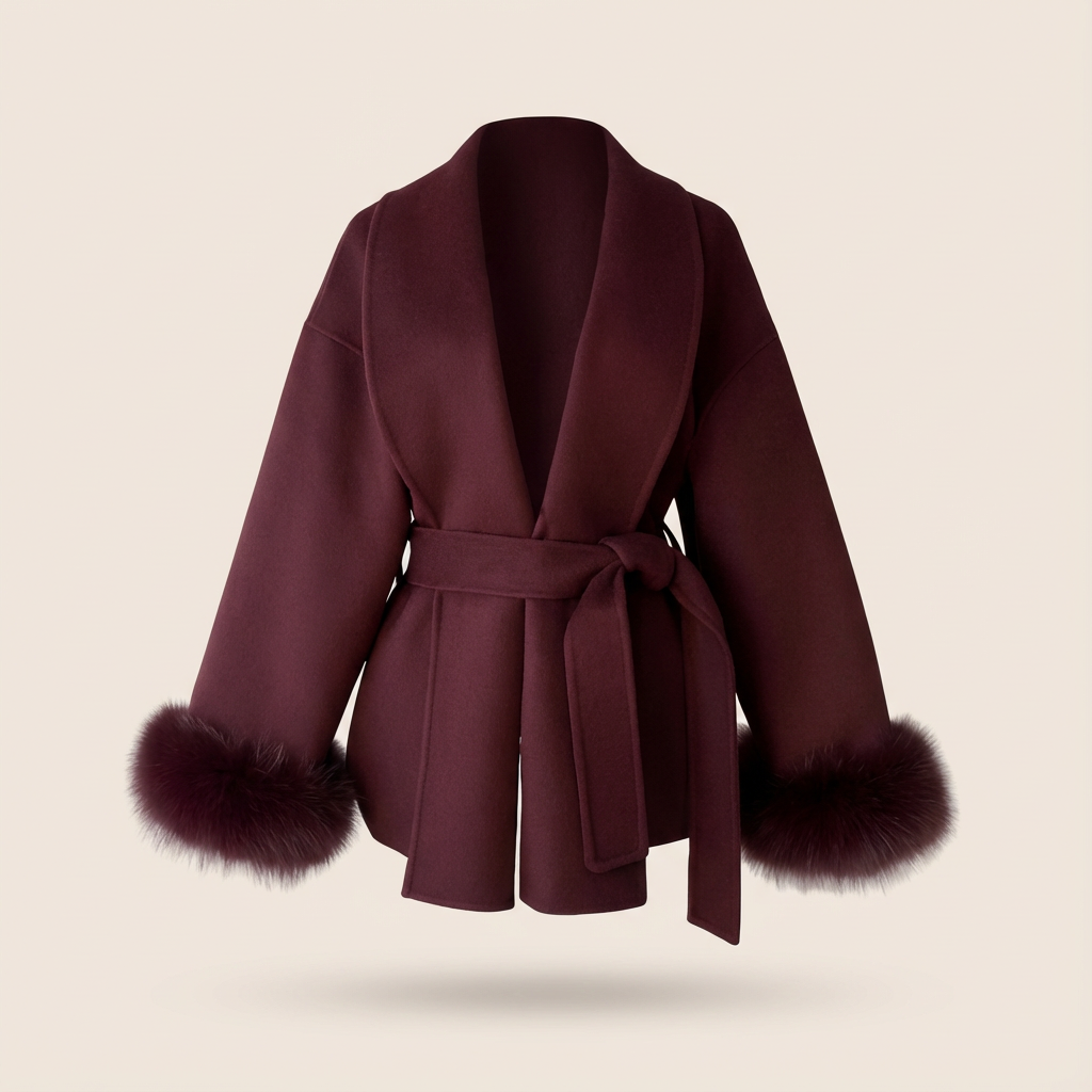 Blair™ | Elegant Wool Wrap Coat