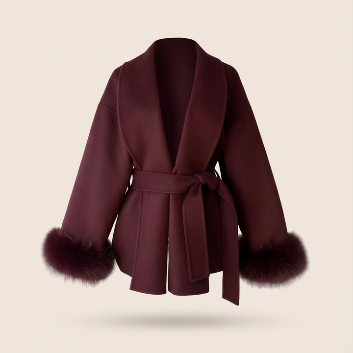 Blair™ | Elegant Wool Wrap Coat