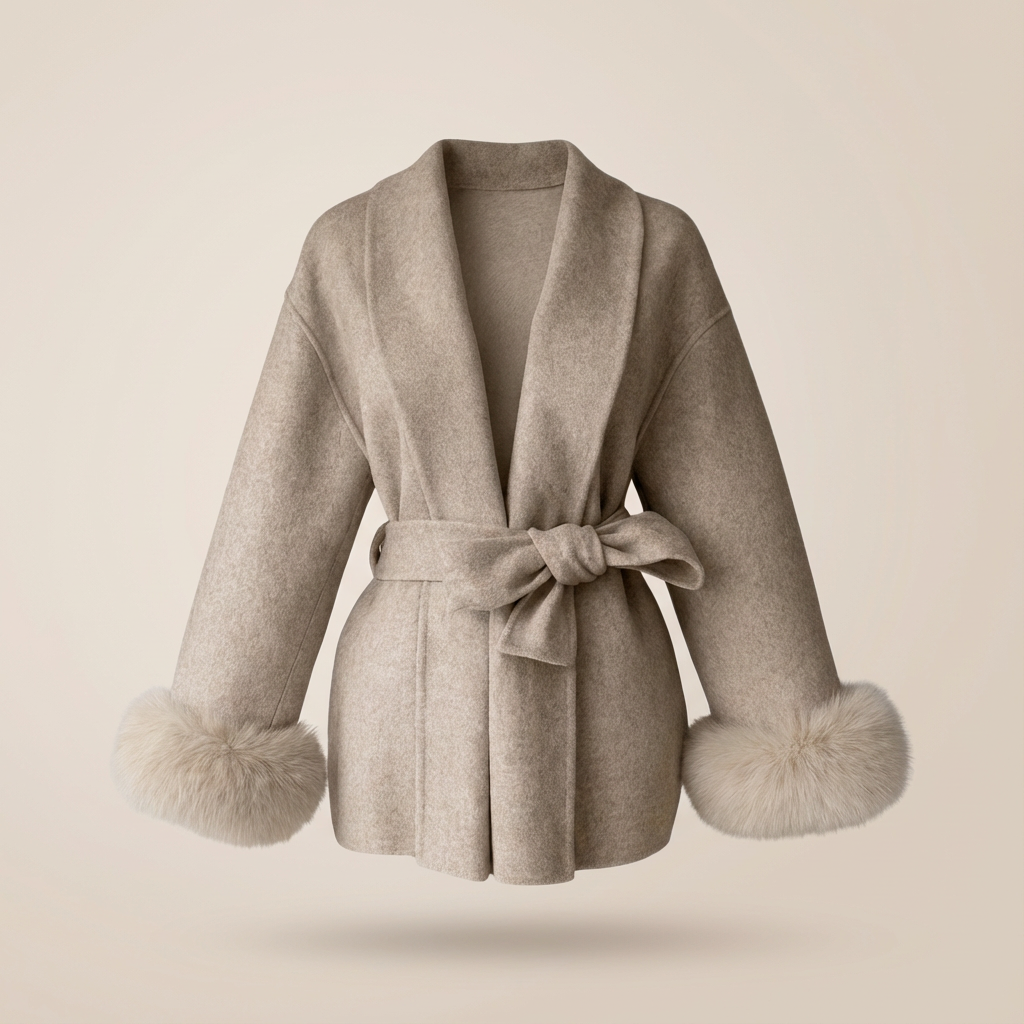 Blair™ | Elegant Wool Wrap Coat