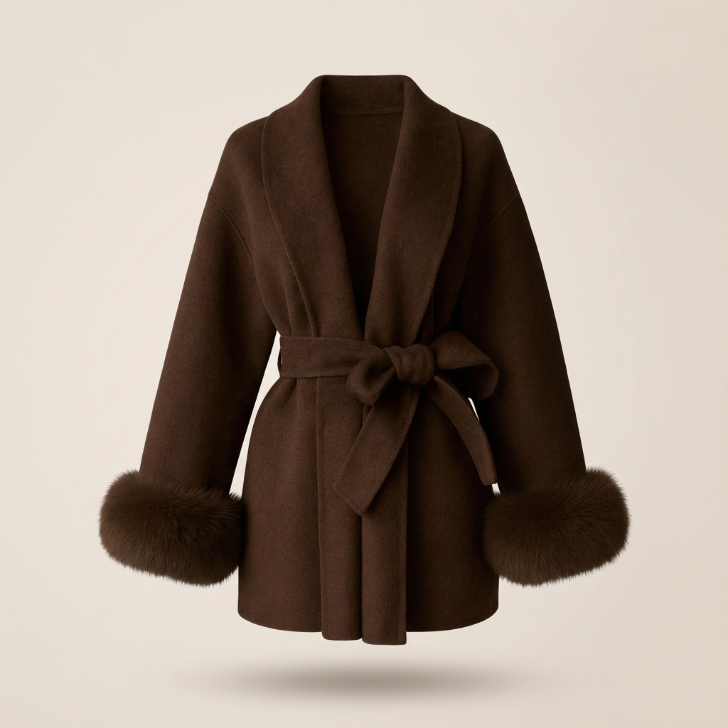Blair™ | Elegant Wool Wrap Coat