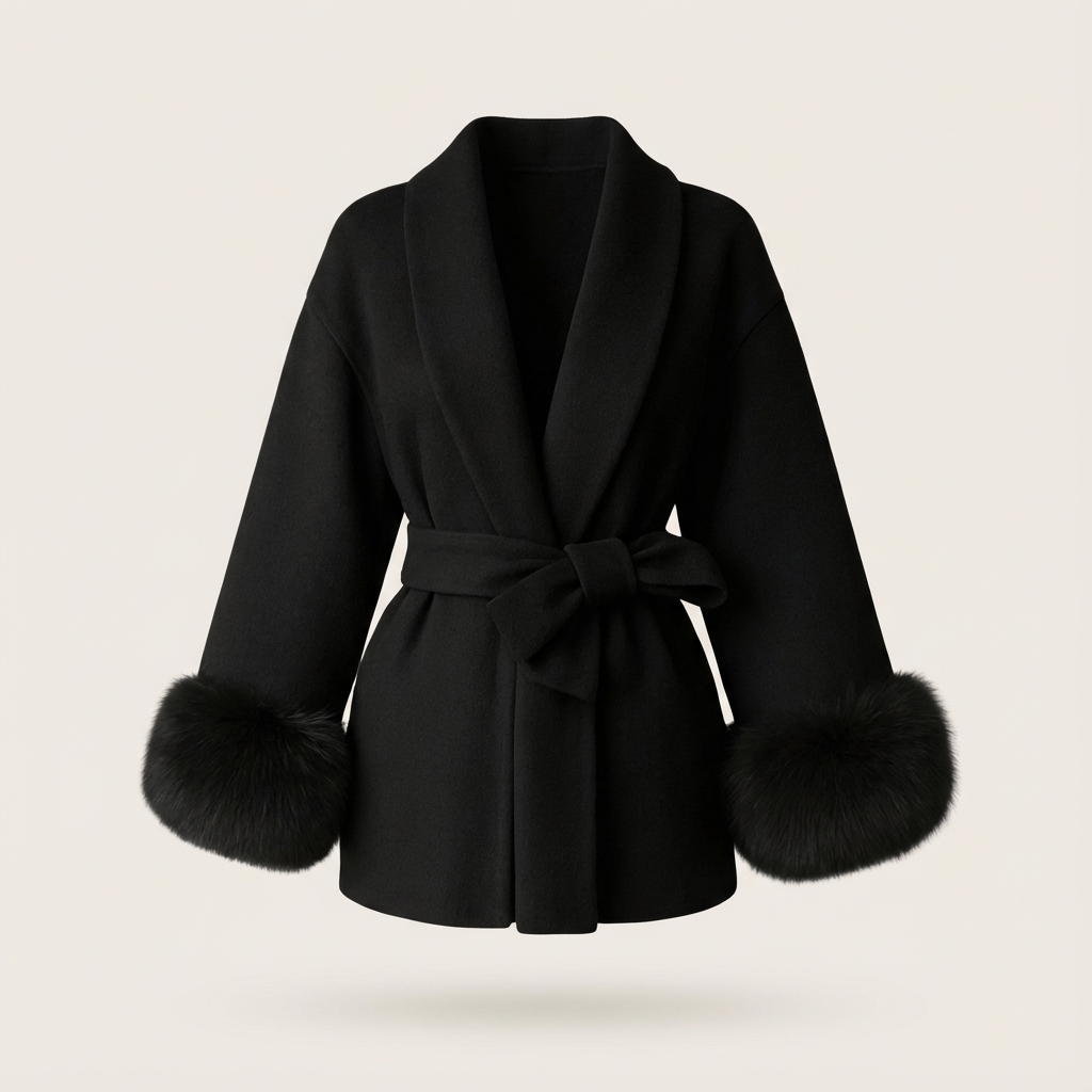 Blair™ | Elegant Wool Wrap Coat