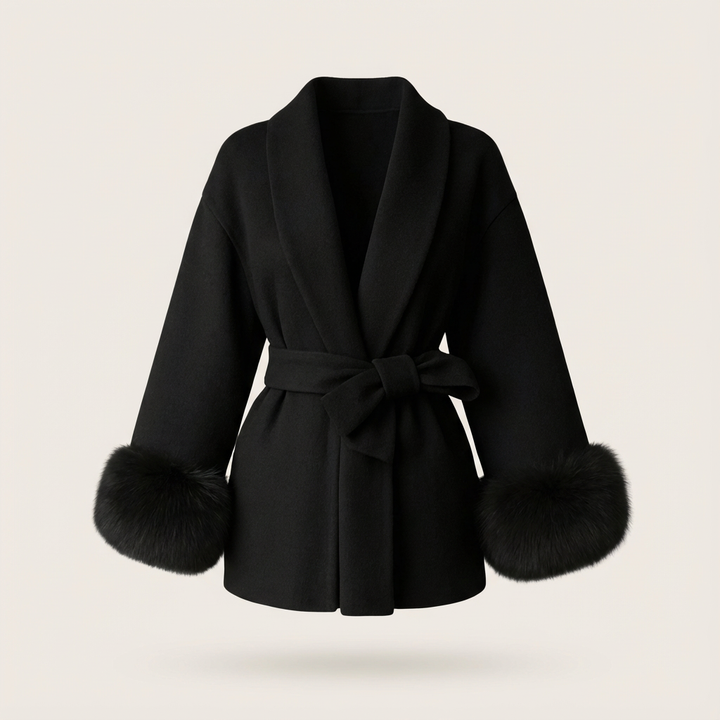 Blair™ | Elegant Wool Wrap Coat