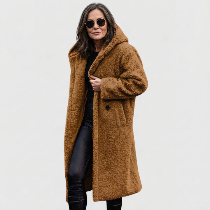 Avery™ | Shearling-Look City Coat