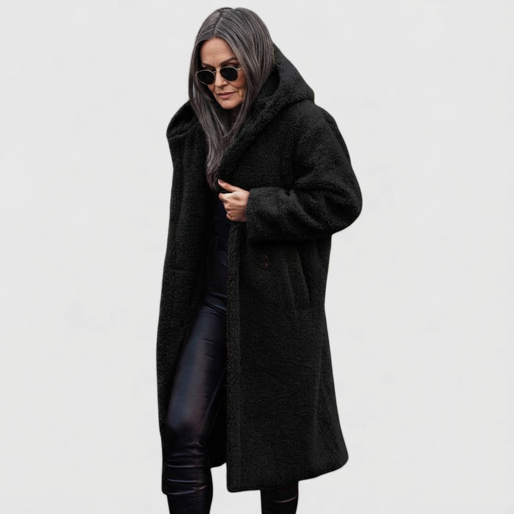 Avery™ | Shearling-Look City Coat