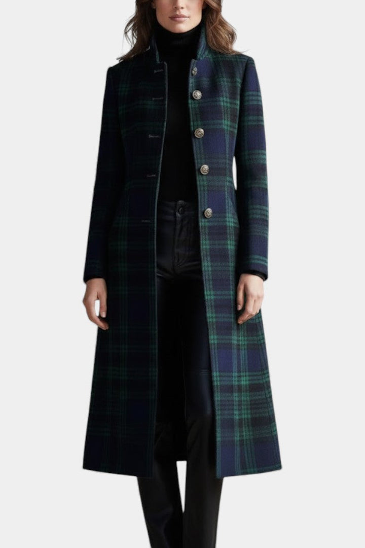 Audrey | Timeless Plaid Elegant Coat