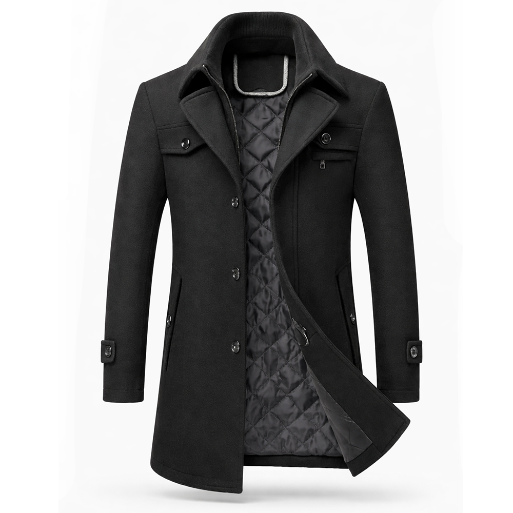 Blake Tailored Wool Coat