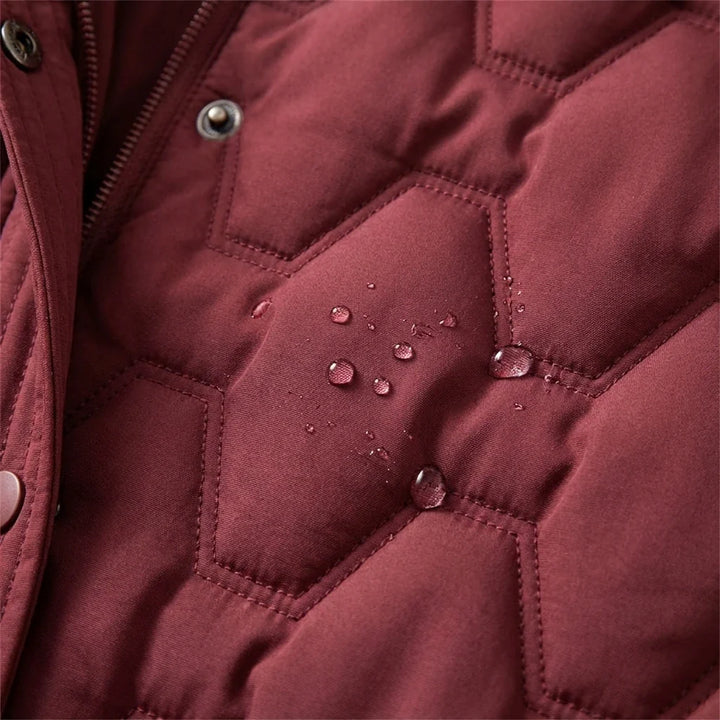 Helen™ | Longline Hooded Down Coat