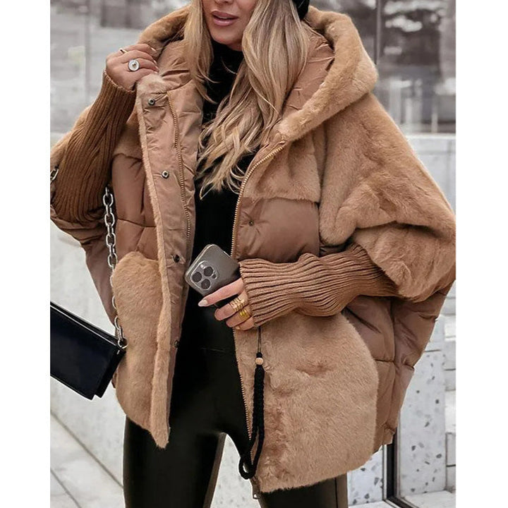 Marcellé™ | Elegant Faux Fur Puffer Jacket