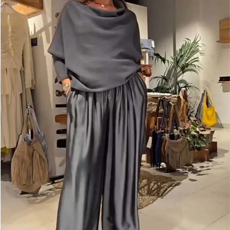 Serena™ – Elegant Off-Shoulder Two-Piece Set